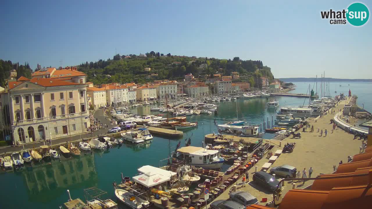 Cámara web en vivo desde Piran “Mandrač” – Increíble vista en vivo desde Villa Piranesi