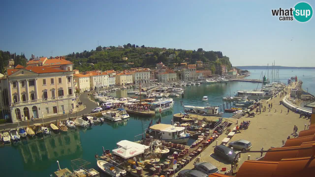 Cámara web en vivo desde Piran “Mandrač” – Increíble vista en vivo desde Villa Piranesi