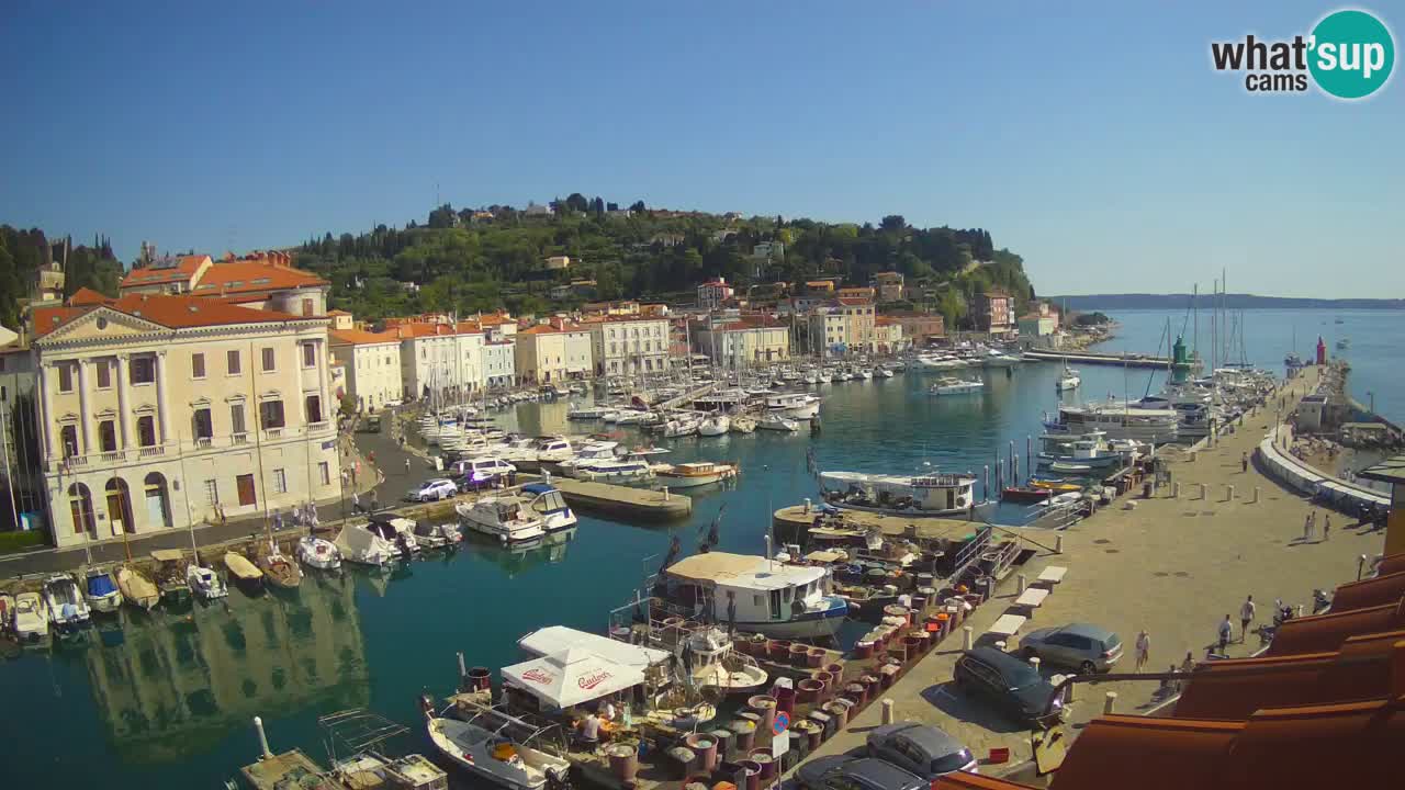 Live webcam from Piran “Mandrač” – Amazing live view from Villa Piranesi