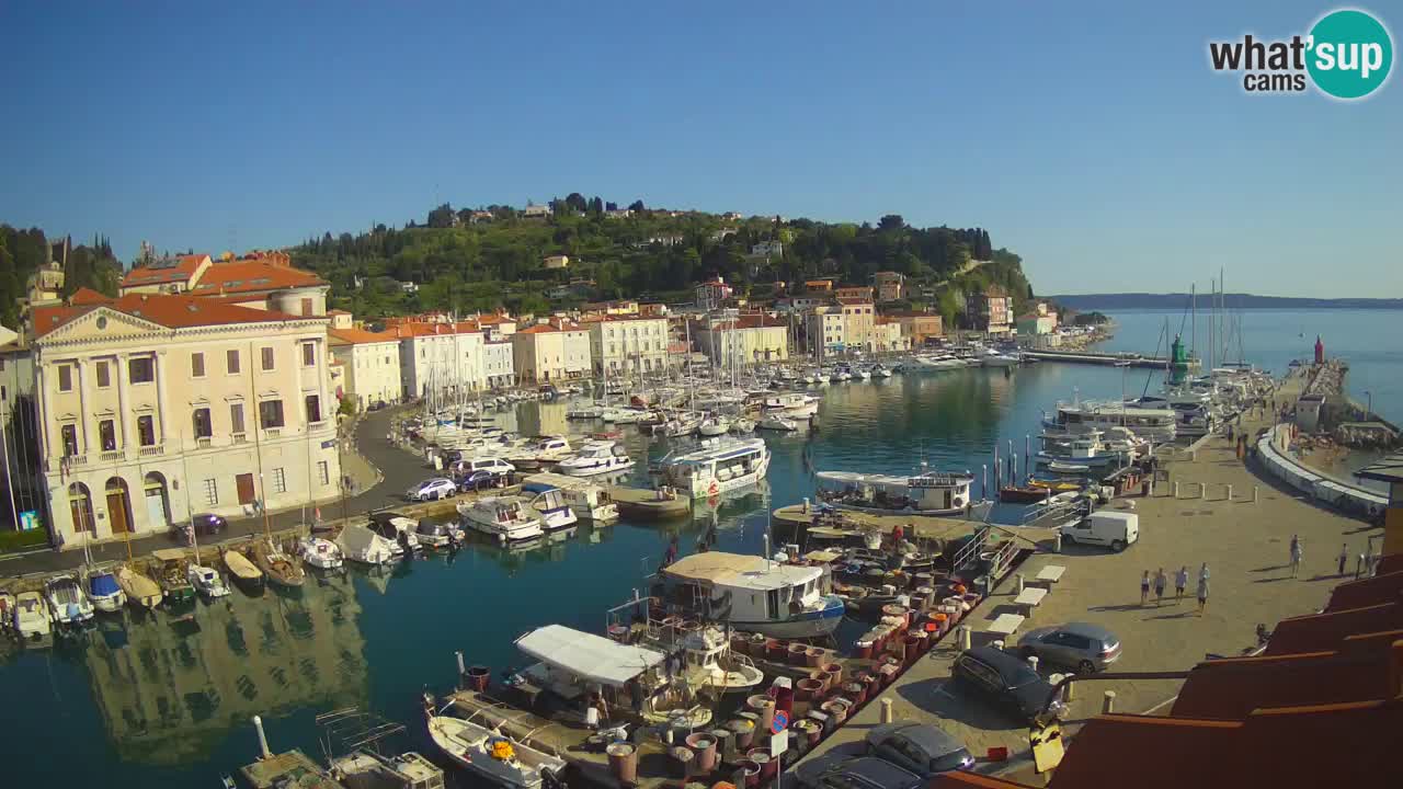 Live webcam from Piran “Mandrač” – Amazing live view from Villa Piranesi