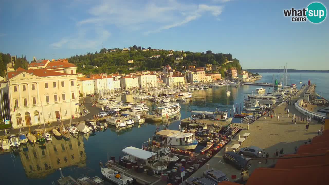 Live-Webcam aus Piran “Mandrač” – Erstaunliche Live-Ansicht von Villa Piranesi