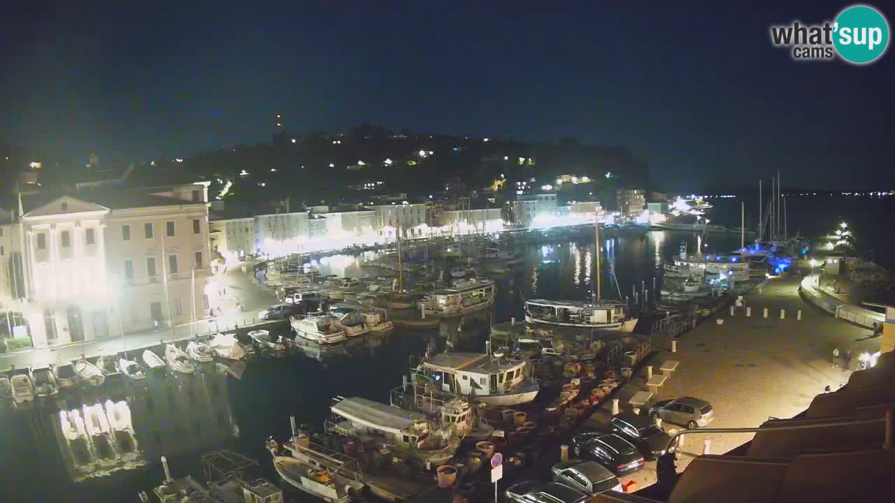 Live webcam da Pirano “Mandrač” – Splendida vista live da Villa Piranesi