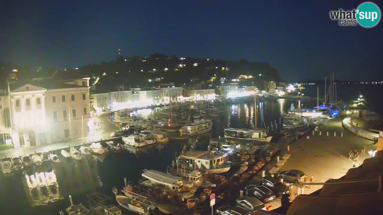 Live webcam da Pirano “Mandrač” – Splendida vista live da Villa Piranesi