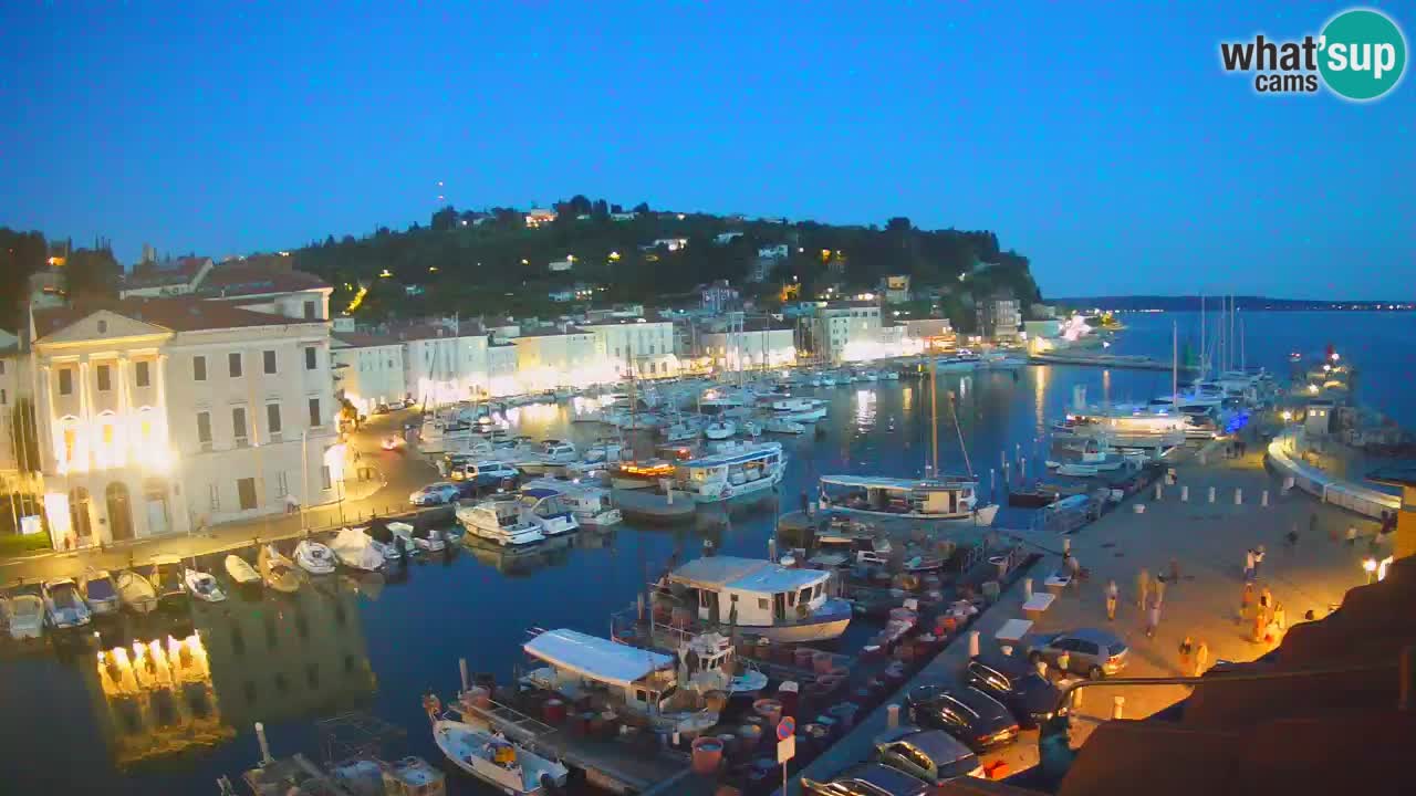 Cámara web en vivo desde Piran “Mandrač” – Increíble vista en vivo desde Villa Piranesi