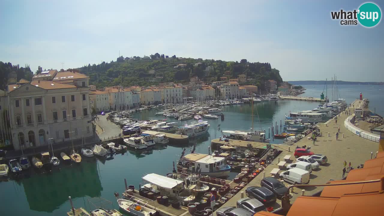 Cámara web en vivo desde Piran “Mandrač” – Increíble vista en vivo desde Villa Piranesi