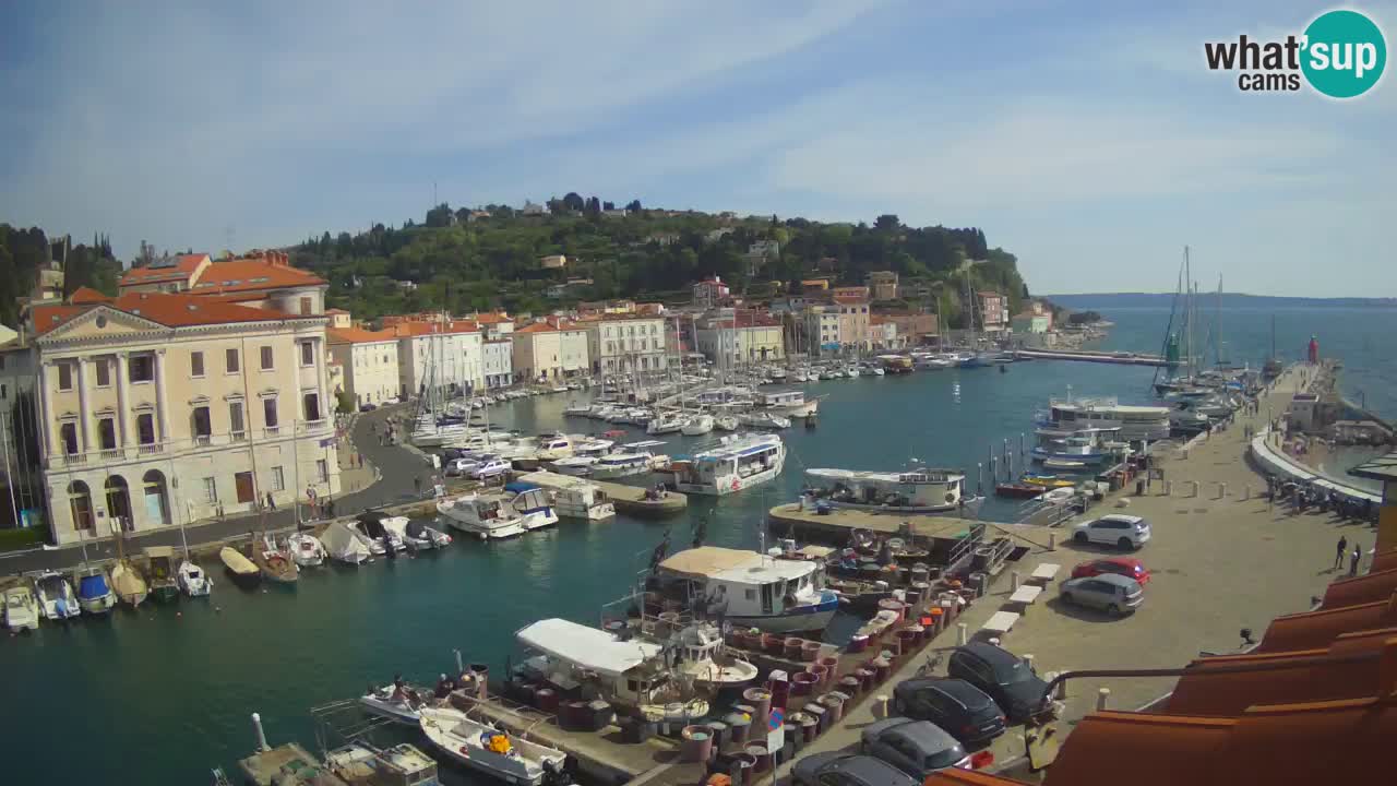 Live webcam from Piran “Mandrač” – Amazing live view from Villa Piranesi