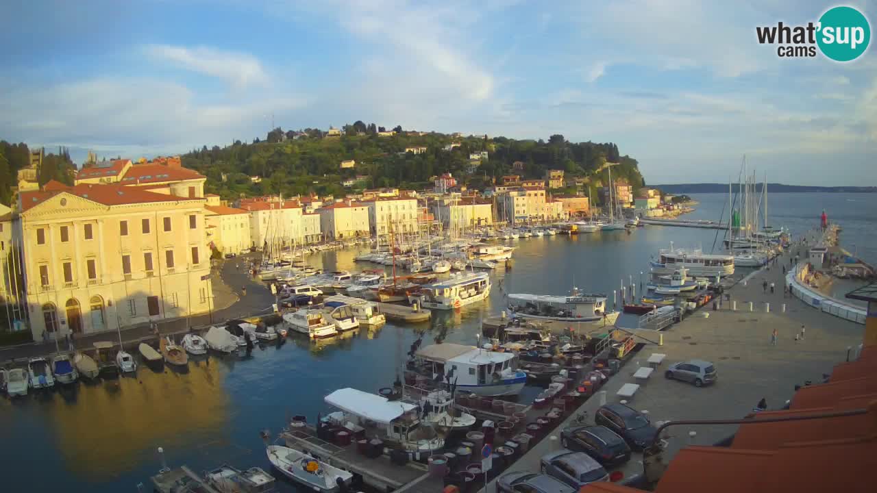 Cámara web en vivo desde Piran “Mandrač” – Increíble vista en vivo desde Villa Piranesi