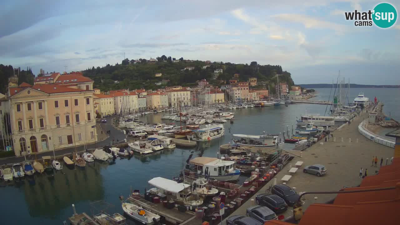 Live webcam from Piran “Mandrač” – Amazing live view from Villa Piranesi