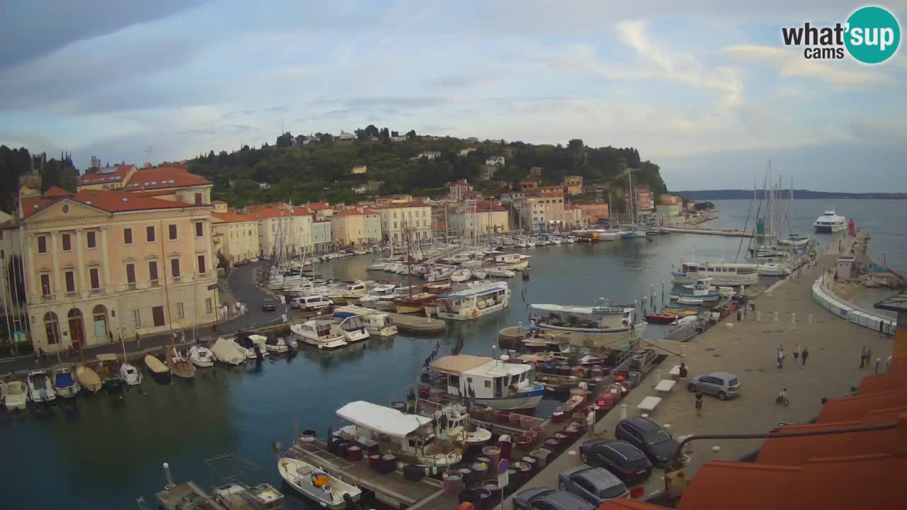 Live webcam from Piran “Mandrač” – Amazing live view from Villa Piranesi