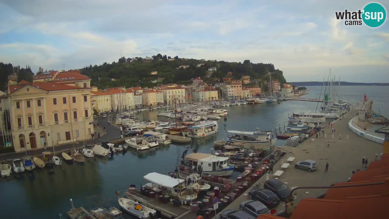 Live webcam from Piran “Mandrač” – Amazing live view from Villa Piranesi