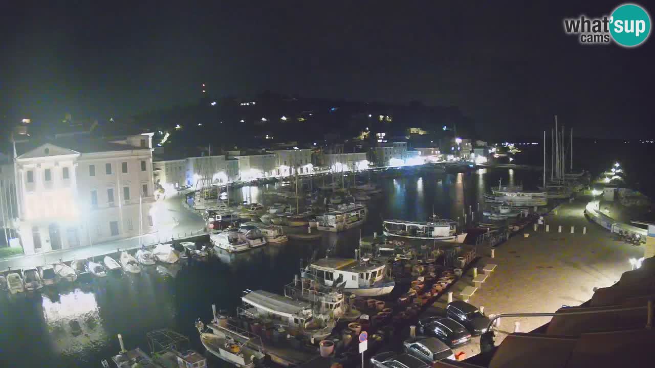Live webcam da Pirano “Mandrač” – Splendida vista live da Villa Piranesi