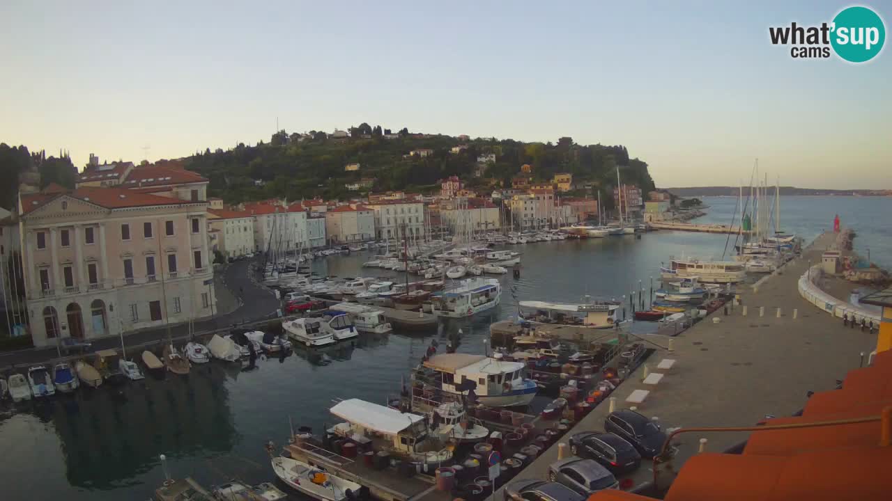 Cámara web en vivo desde Piran “Mandrač” – Increíble vista en vivo desde Villa Piranesi