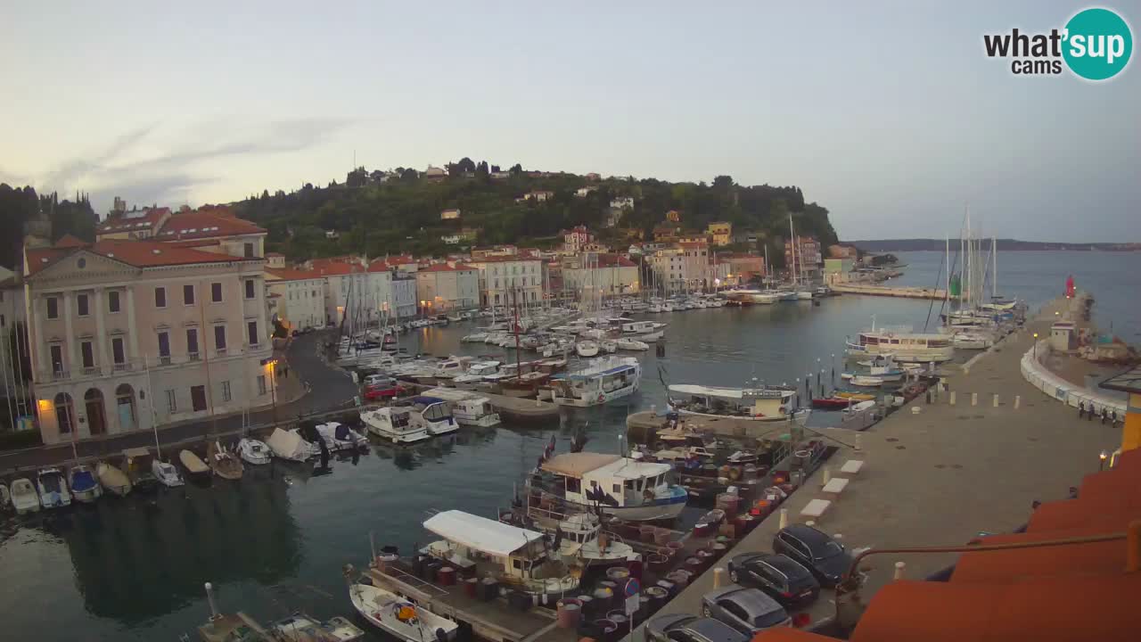 Cámara web en vivo desde Piran “Mandrač” – Increíble vista en vivo desde Villa Piranesi