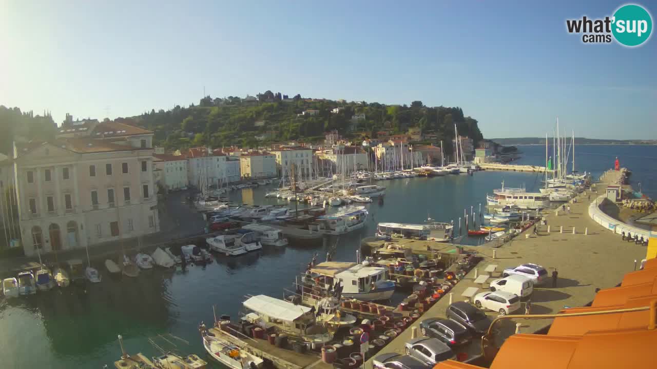 Cámara web en vivo desde Piran “Mandrač” – Increíble vista en vivo desde Villa Piranesi