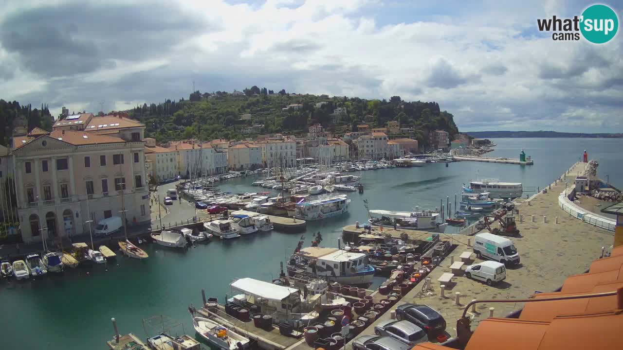 Cámara web en vivo desde Piran “Mandrač” – Increíble vista en vivo desde Villa Piranesi