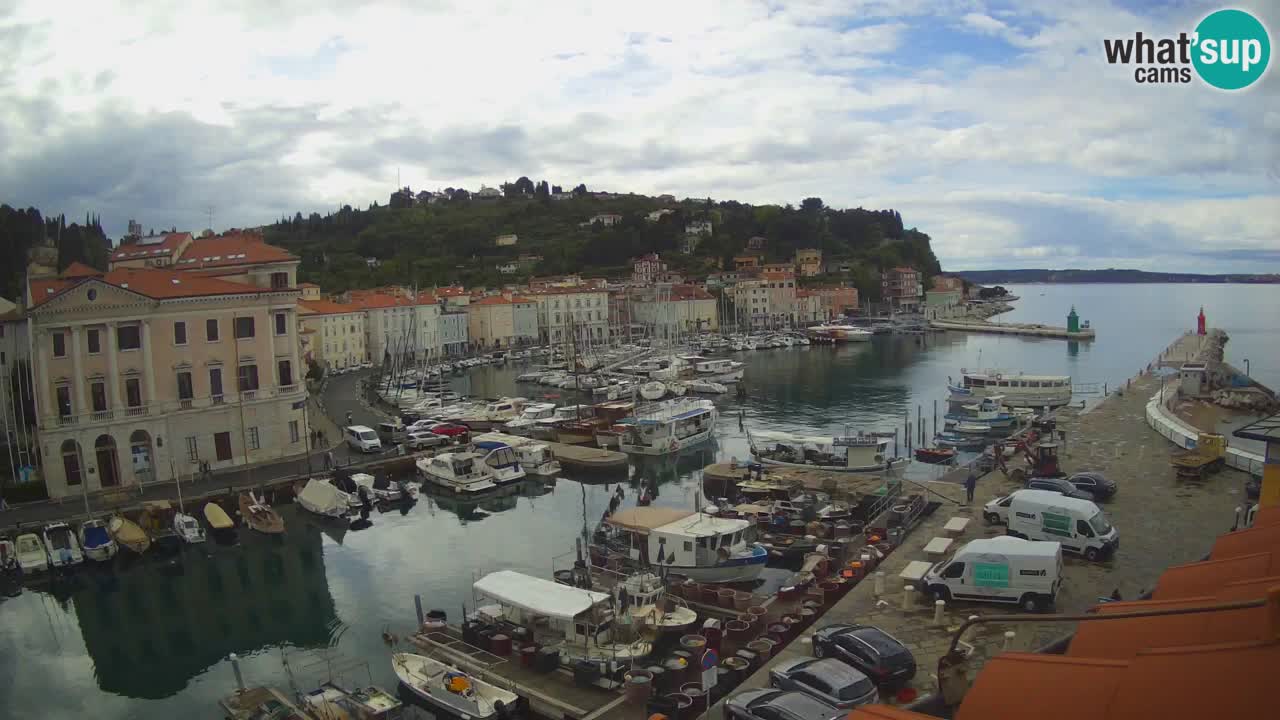 Live webcam from Piran “Mandrač” – Amazing live view from Villa Piranesi