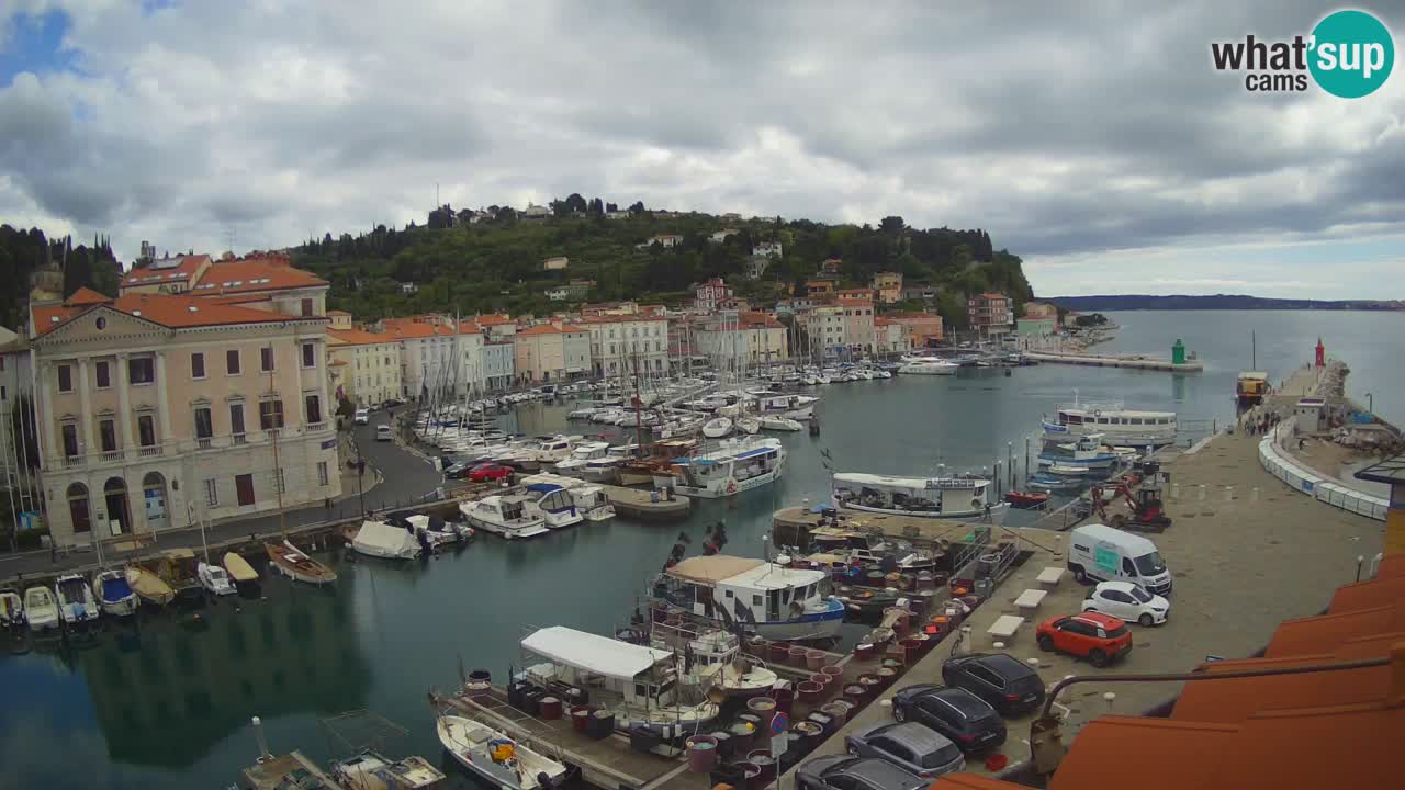 Live webcam from Piran “Mandrač” – Amazing live view from Villa Piranesi