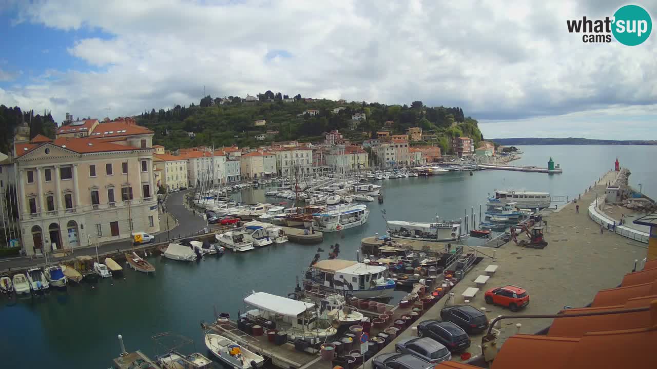 Cámara web en vivo desde Piran “Mandrač” – Increíble vista en vivo desde Villa Piranesi