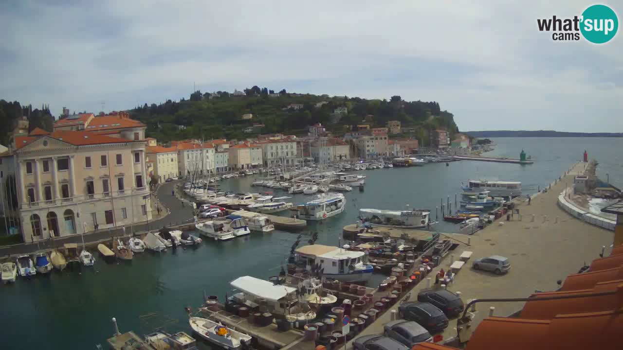 Live webcam from Piran “Mandrač” – Amazing live view from Villa Piranesi