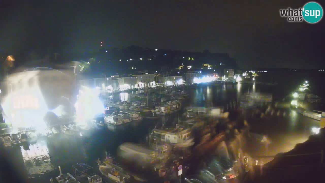 Webcam en direct de Piran “Mandrač” – Incroyable vue en direct de la Villa Piranesi