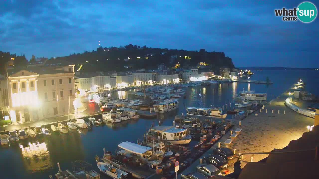 Live-Webcam aus Piran “Mandrač” – Erstaunliche Live-Ansicht von Villa Piranesi