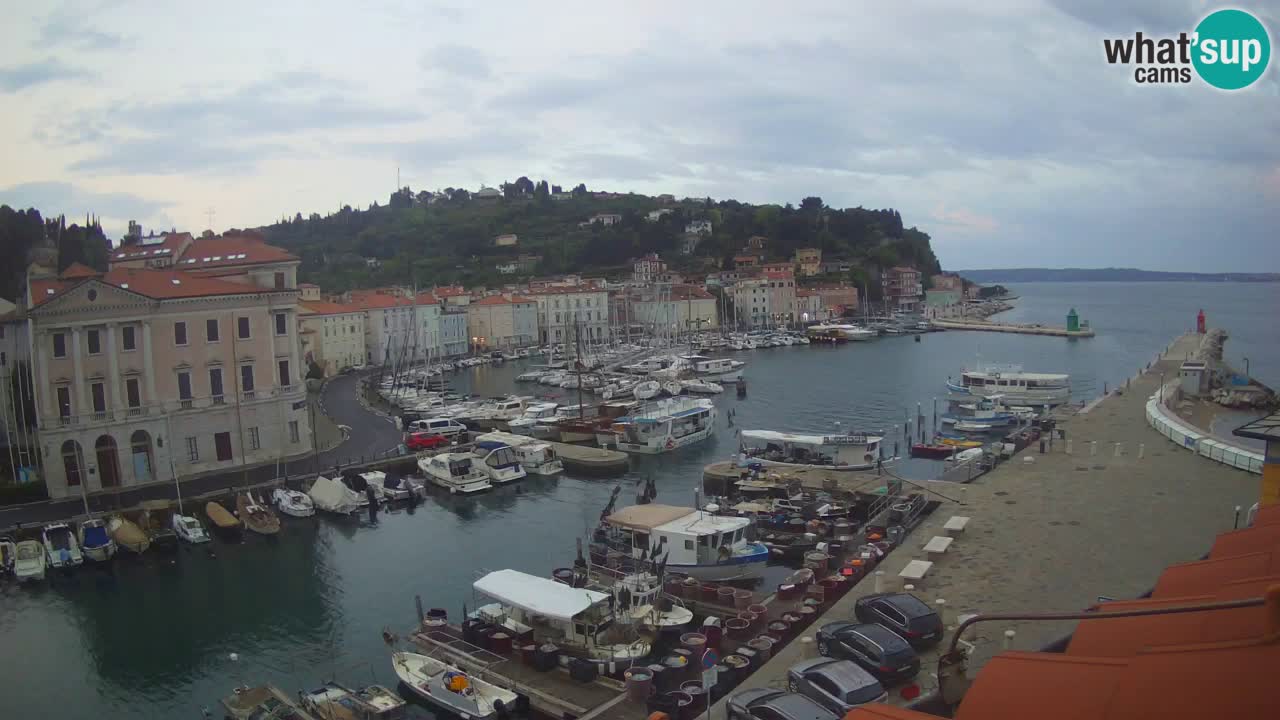 Live webcam from Piran “Mandrač” – Amazing live view from Villa Piranesi