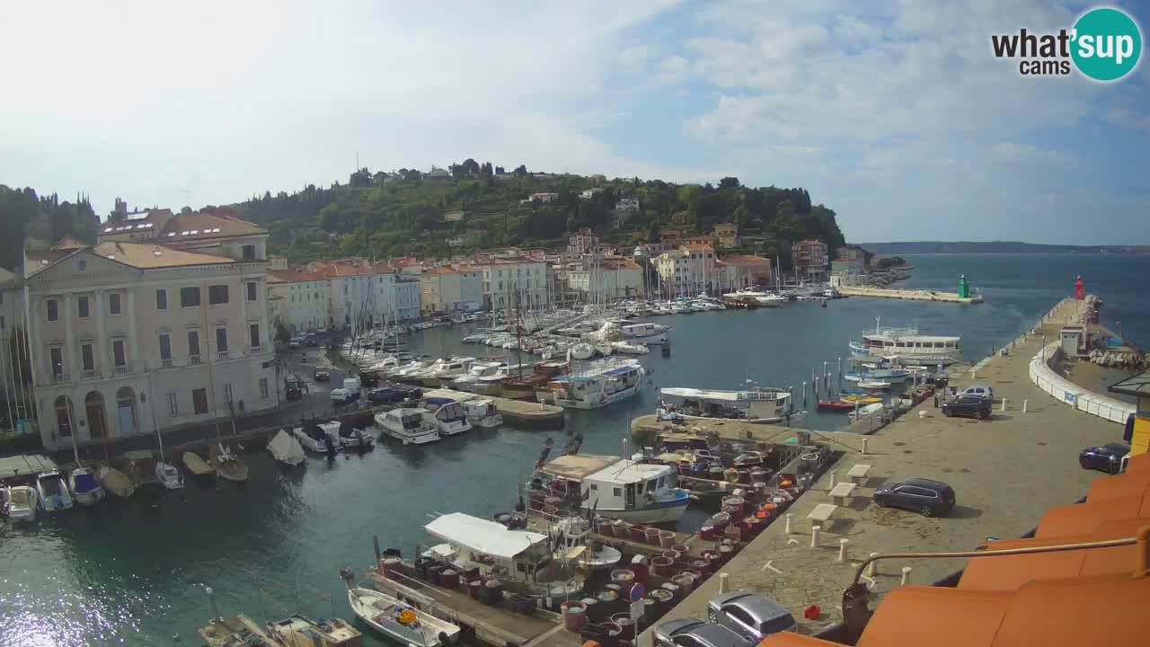 Cámara web en vivo desde Piran “Mandrač” – Increíble vista en vivo desde Villa Piranesi