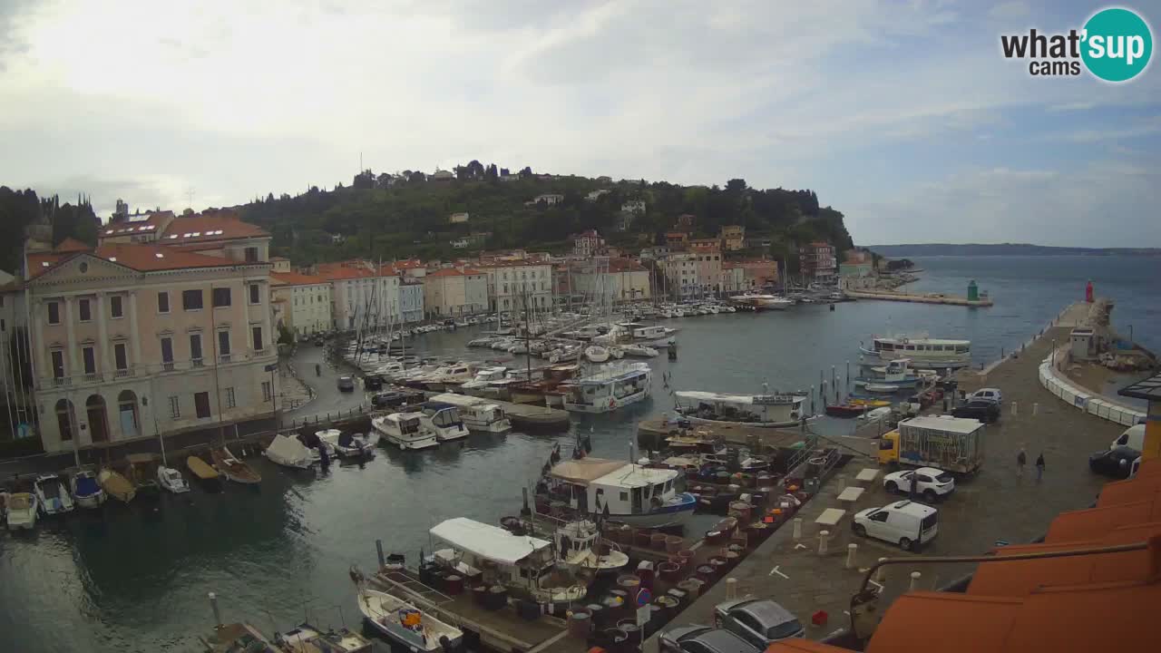 Cámara web en vivo desde Piran “Mandrač” – Increíble vista en vivo desde Villa Piranesi