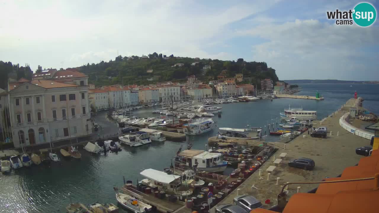 Cámara web en vivo desde Piran “Mandrač” – Increíble vista en vivo desde Villa Piranesi