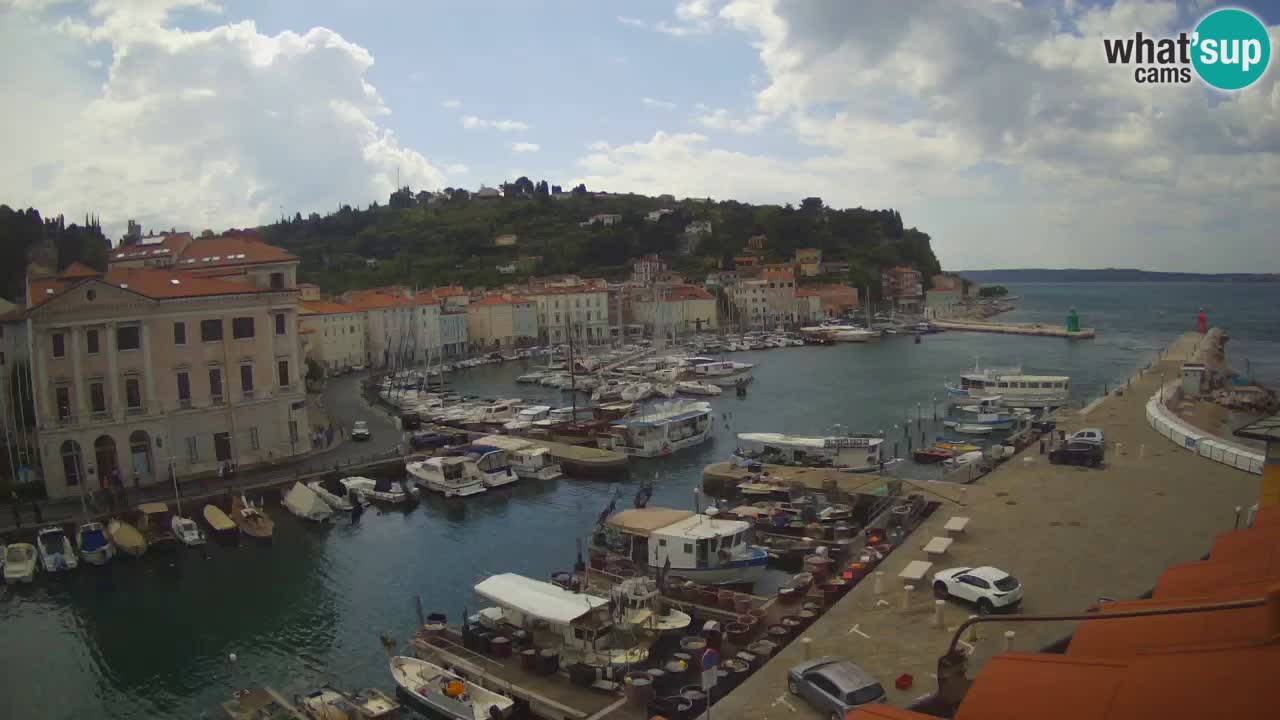 Live webcam from Piran “Mandrač” – Amazing live view from Villa Piranesi
