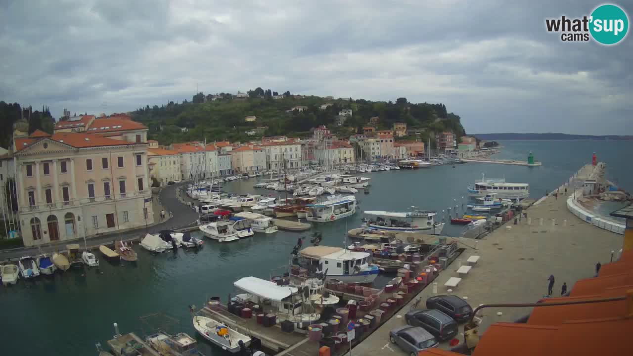 Live webcam from Piran “Mandrač” – Amazing live view from Villa Piranesi