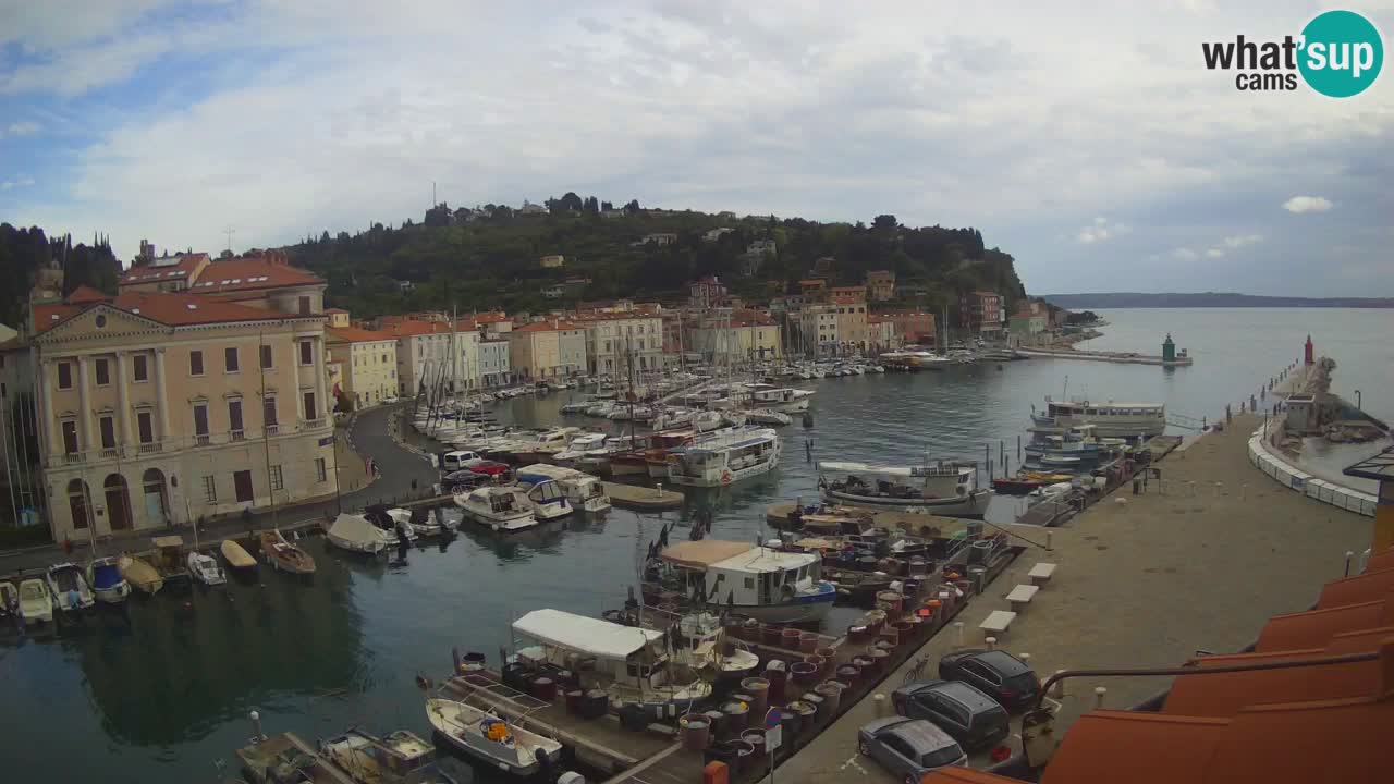 Live webcam from Piran “Mandrač” – Amazing live view from Villa Piranesi