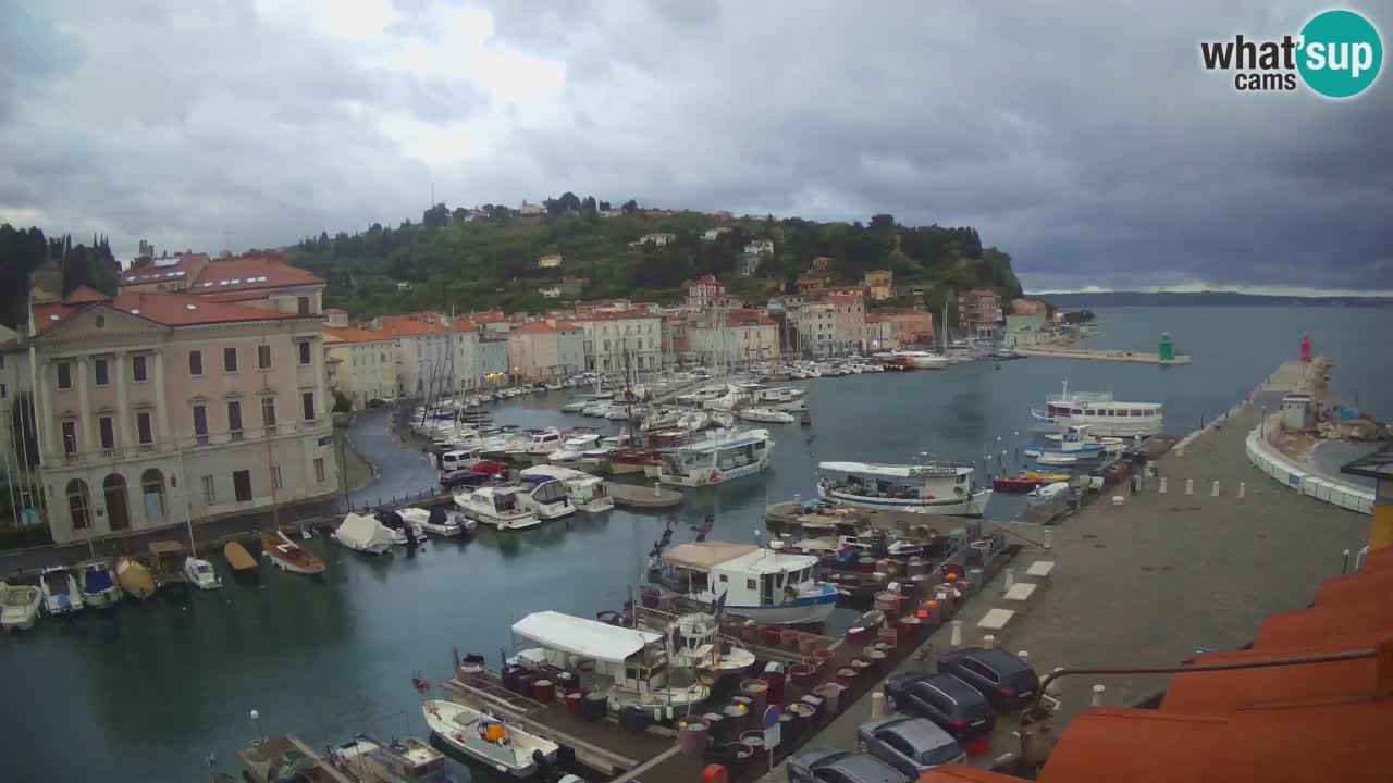Cámara web en vivo desde Piran “Mandrač” – Increíble vista en vivo desde Villa Piranesi