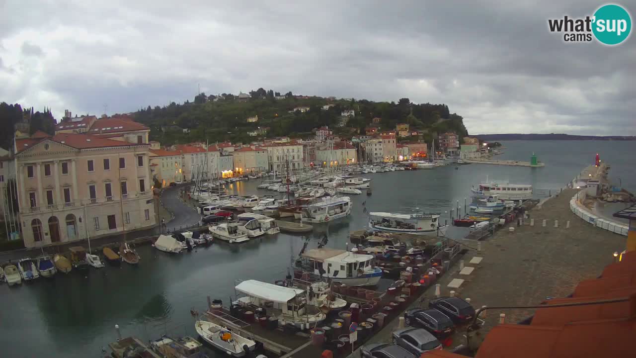 Cámara web en vivo desde Piran “Mandrač” – Increíble vista en vivo desde Villa Piranesi