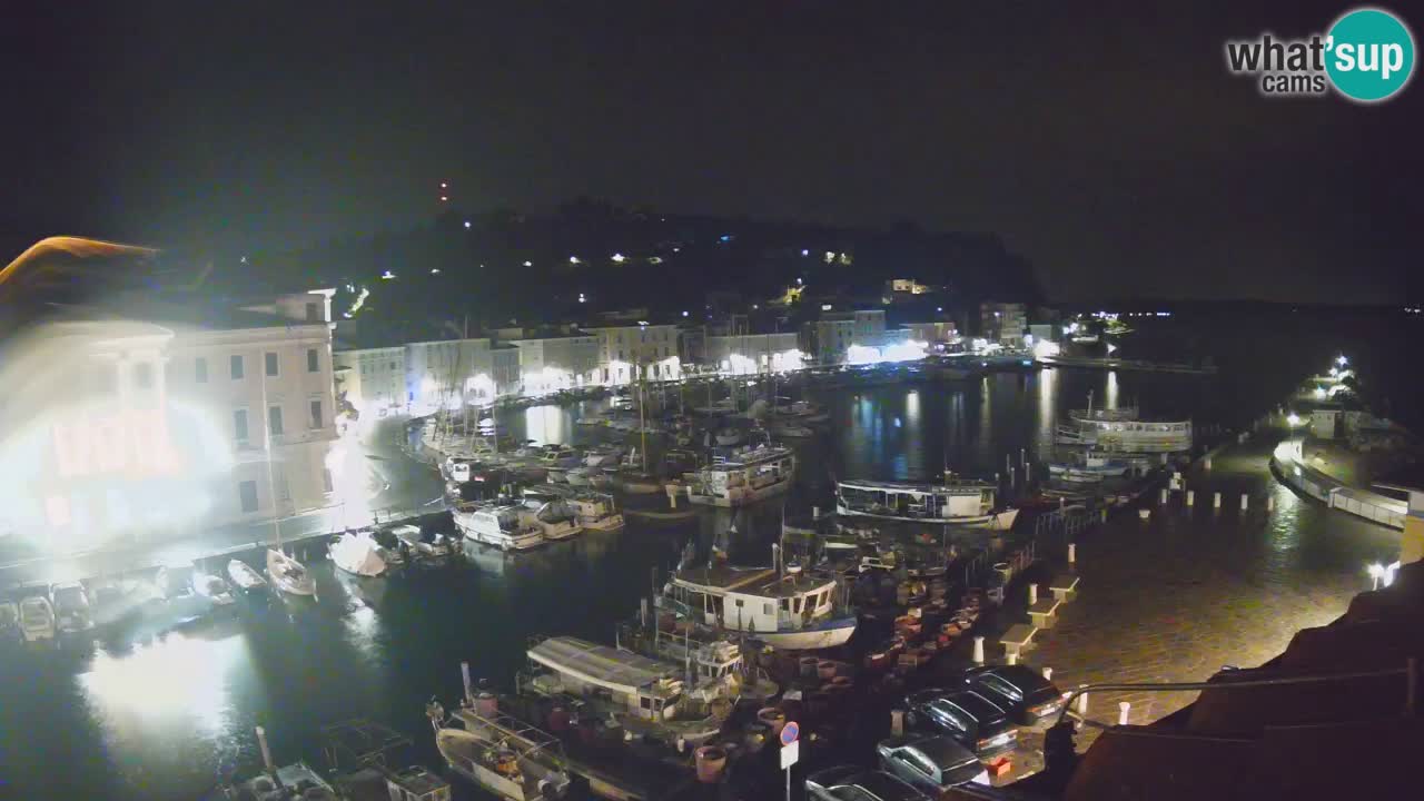 Live webcam da Pirano “Mandrač” – Splendida vista live da Villa Piranesi