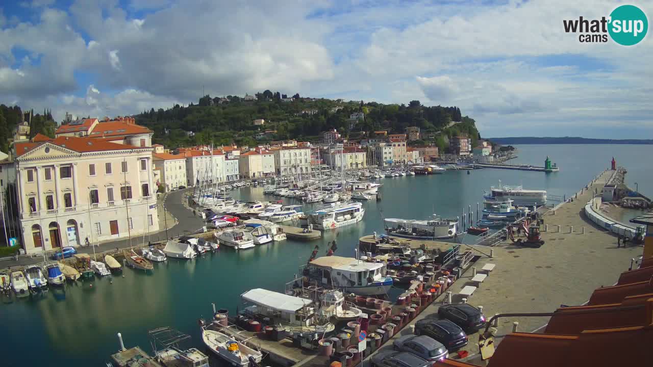 Live webcam from Piran “Mandrač” – Amazing live view from Villa Piranesi