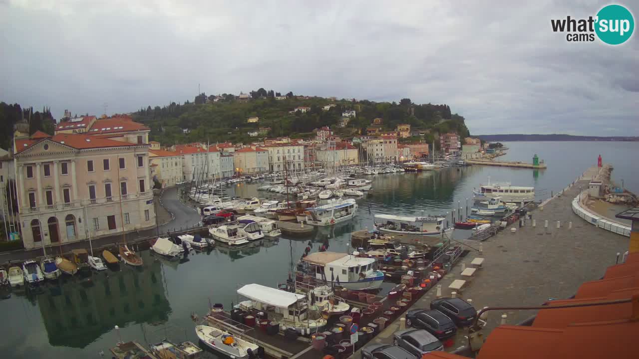 Cámara web en vivo desde Piran “Mandrač” – Increíble vista en vivo desde Villa Piranesi
