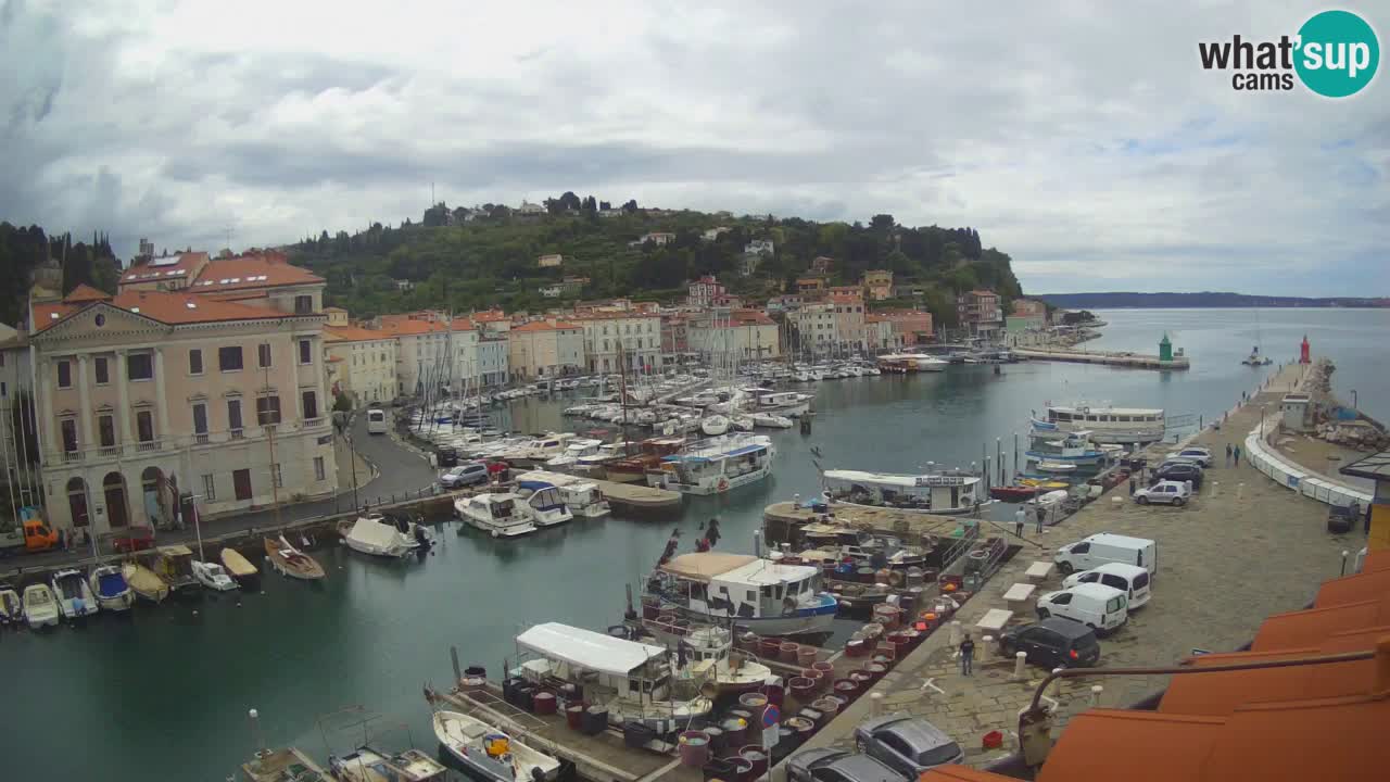 Cámara web en vivo desde Piran “Mandrač” – Increíble vista en vivo desde Villa Piranesi