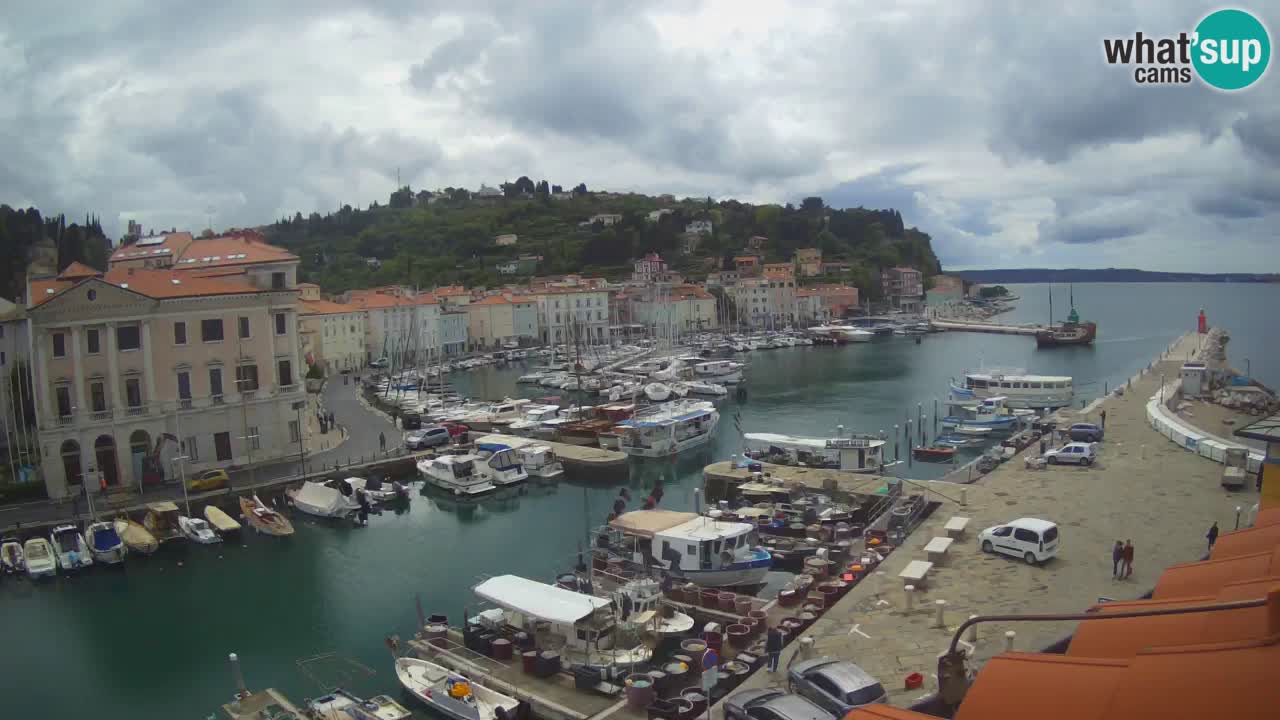Live webcam da Pirano “Mandrač” – Splendida vista live da Villa Piranesi