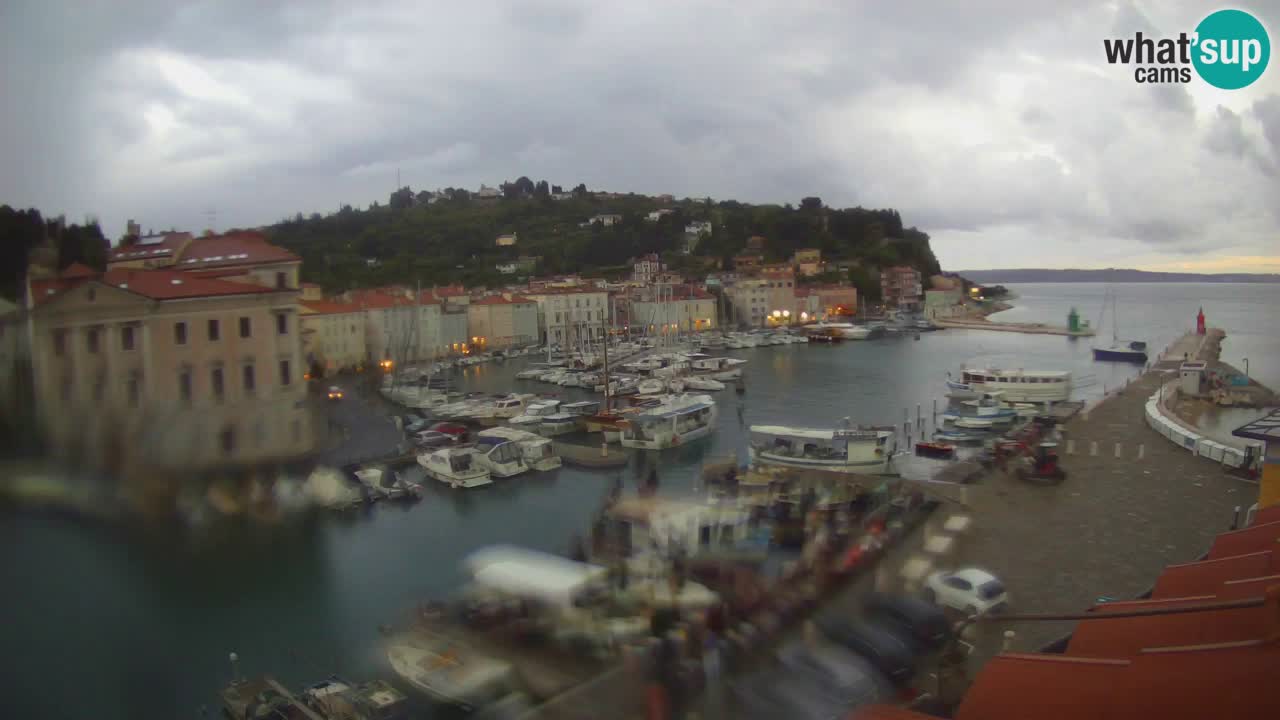 Cámara web en vivo desde Piran “Mandrač” – Increíble vista en vivo desde Villa Piranesi