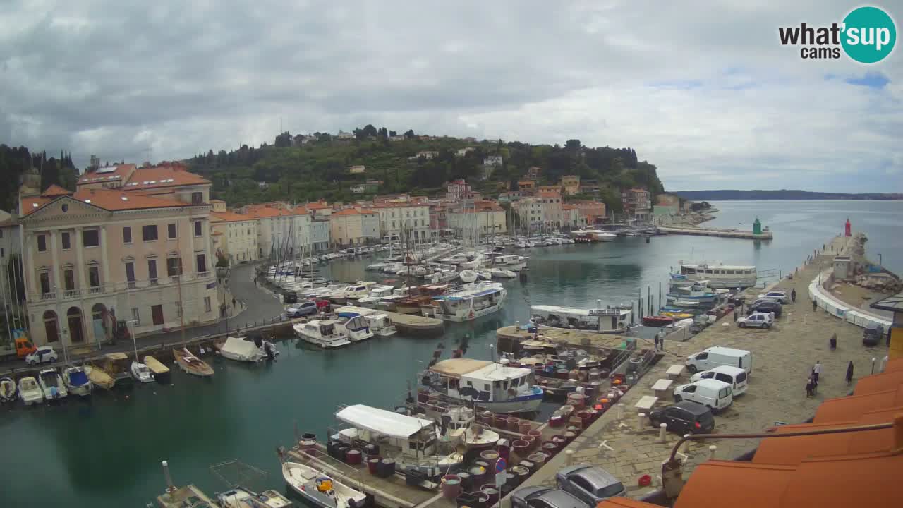 Live webcam from Piran “Mandrač” – Amazing live view from Villa Piranesi