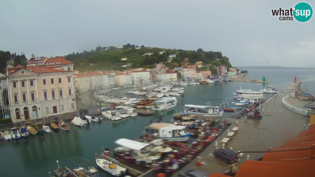 Cámara web en vivo desde Piran “Mandrač” – Increíble vista en vivo desde Villa Piranesi