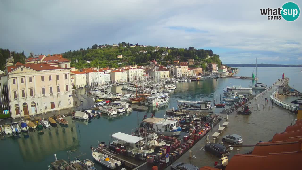 Live-Webcam aus Piran “Mandrač” – Erstaunliche Live-Ansicht von Villa Piranesi