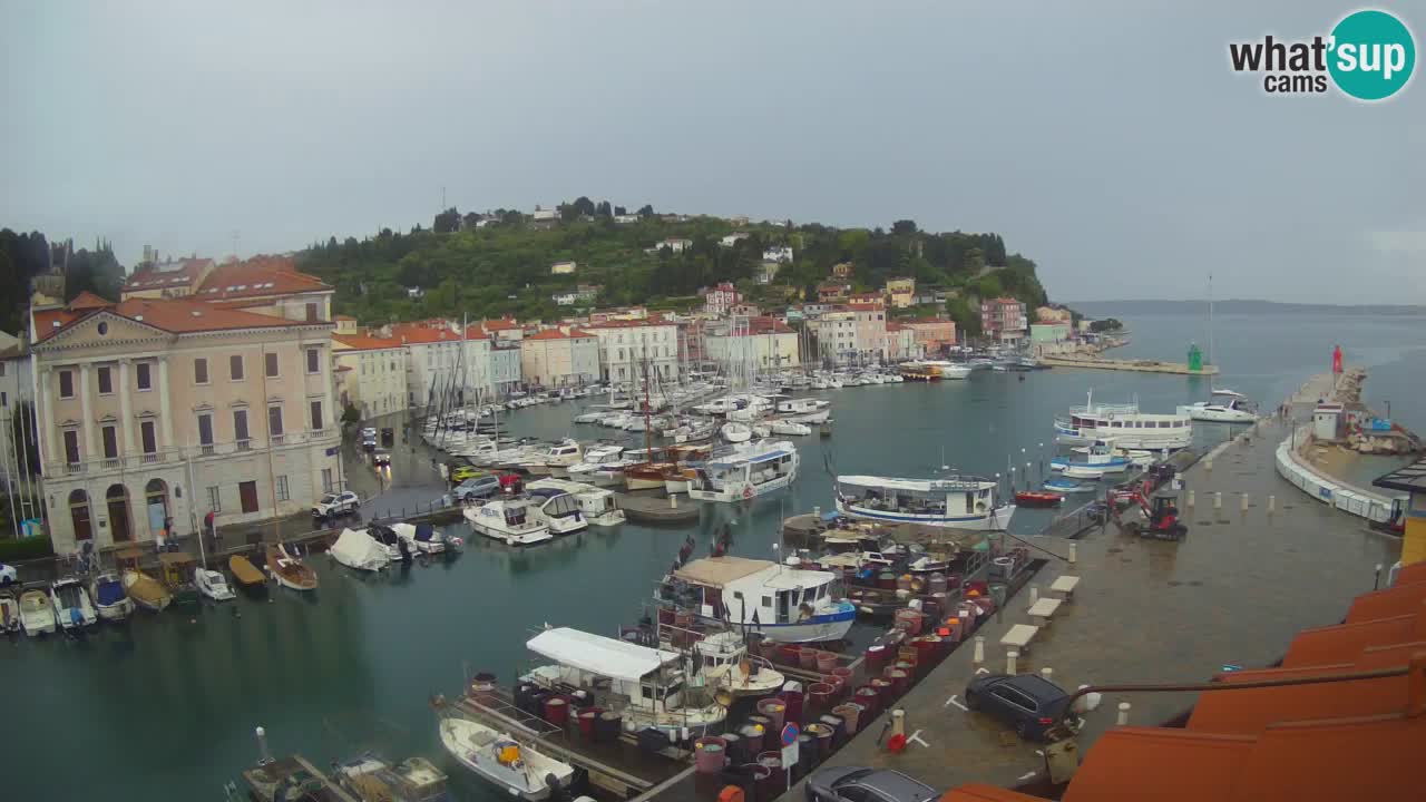 Live webcam from Piran “Mandrač” – Amazing live view from Villa Piranesi