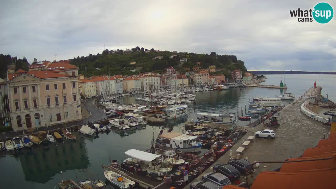 Cámara web en vivo desde Piran “Mandrač” – Increíble vista en vivo desde Villa Piranesi