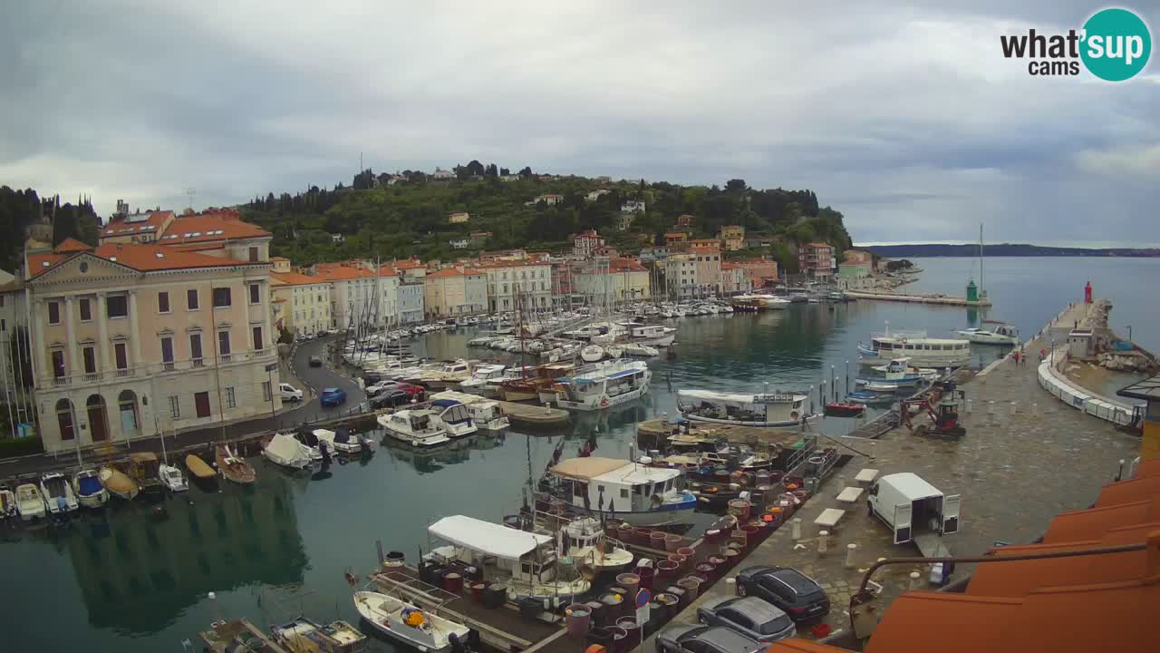Cámara web en vivo desde Piran “Mandrač” – Increíble vista en vivo desde Villa Piranesi