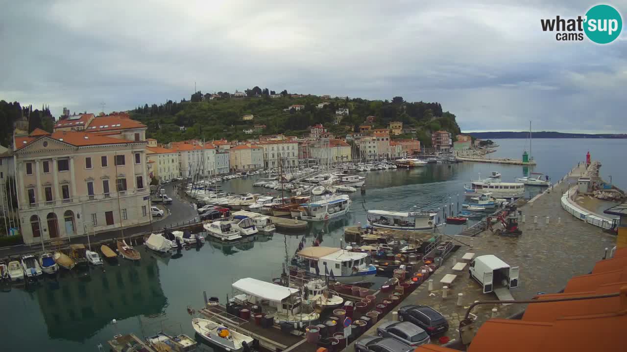 Cámara web en vivo desde Piran “Mandrač” – Increíble vista en vivo desde Villa Piranesi