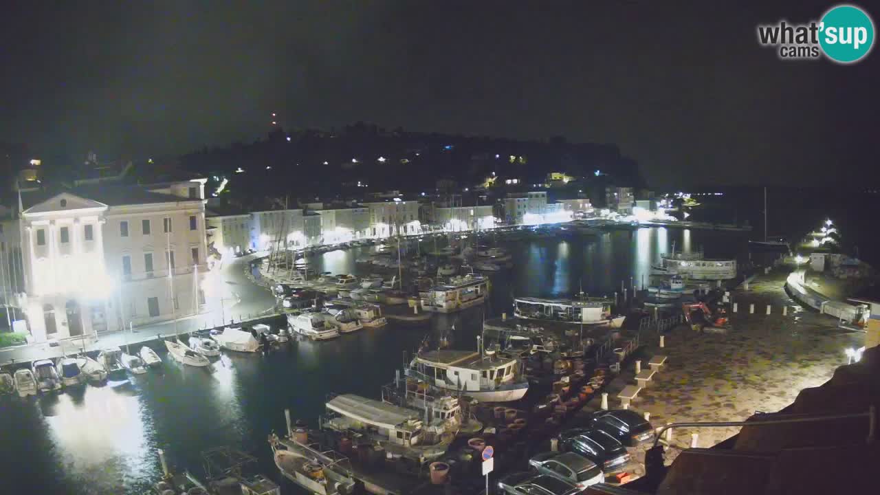 Live webcam da Pirano “Mandrač” – Splendida vista live da Villa Piranesi