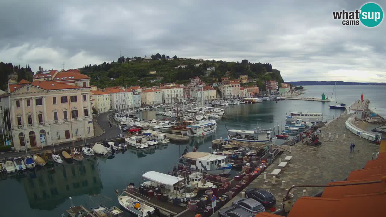 Live webcam da Pirano “Mandrač” – Splendida vista live da Villa Piranesi