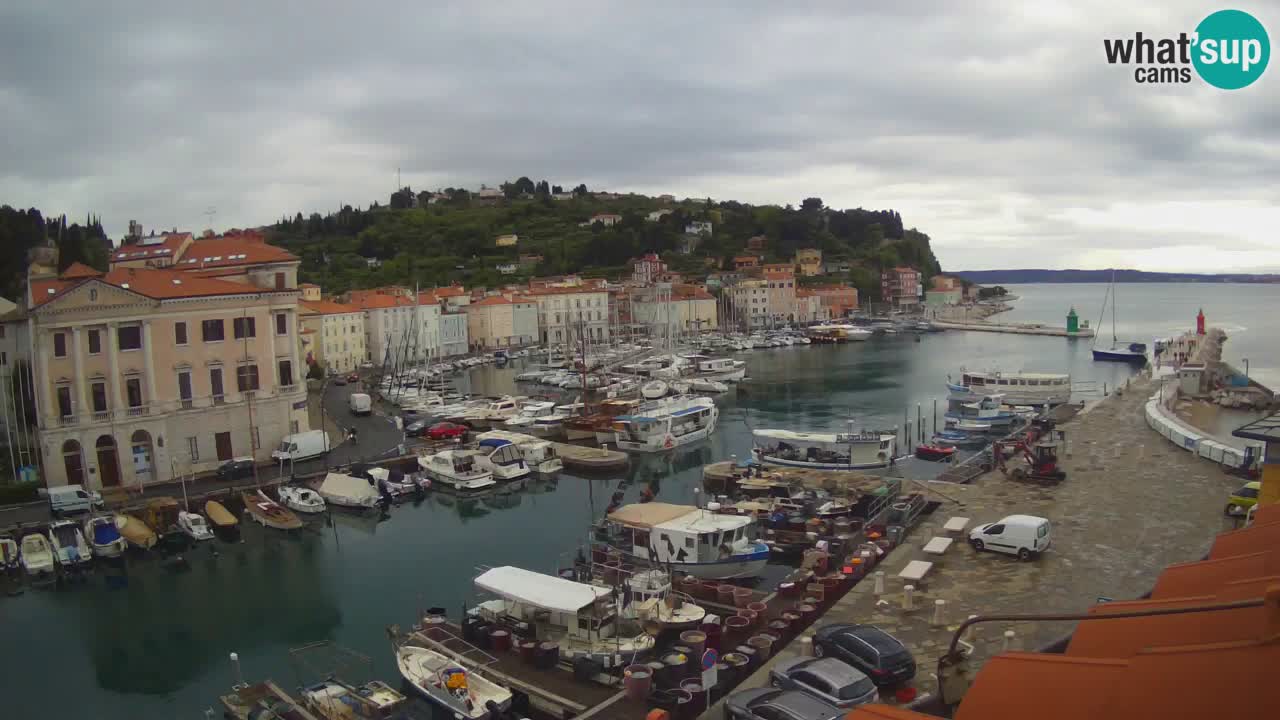 Live webcam from Piran “Mandrač” – Amazing live view from Villa Piranesi